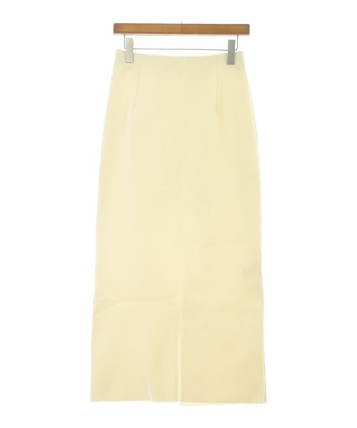 Demi-Luxe BEAMS(デミルクスビームス)ロング・マキシ丈スカート 白 サイズ:38(M位)/2200635647115