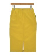 Demi-Luxe BEAMS（デミルクスビームス）ひざ丈スカート 黄 サイズ:34(XS位) レディース/2200647631027