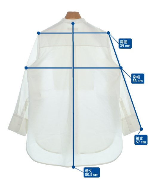 Demi-Luxe BEAMS（デミルクスビームス）カジュアルシャツ 白 サイズ:38(M位) レディース/2200641937125