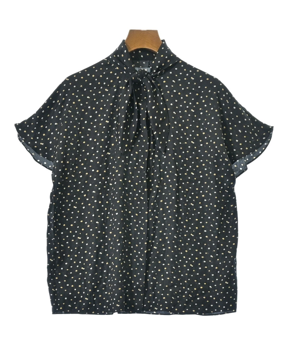 Demi-Luxe BEAMSデミルクスフェミニンベアトップブラックused美品 Demi-Luxe BEAMSデミルクスフェミニンベアトップブラックused美品