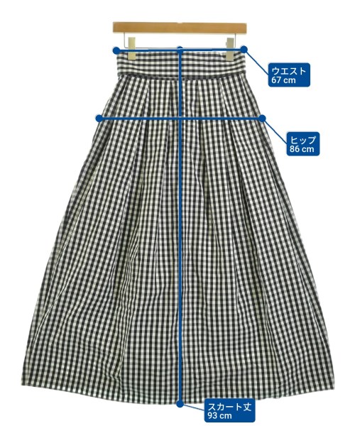 Demi-Luxe BEAMS（デミルクスビームス）ロング・マキシ丈スカート 黒 サイズ:36(S位) レディース/2200639106236