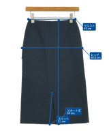 Demi-Luxe BEAMS（デミルクスビームス）ひざ丈スカート 紺 サイズ:36(S位) レディース/2200645465198