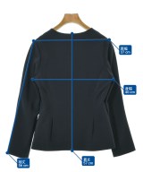 Demi-Luxe BEAMS（デミルクスビームス）ノーカラージャケット 紺 サイズ:38(M位) レディース/2200706235012