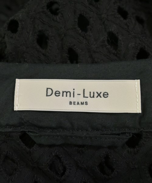 Demi-Luxe BEAMS（デミルクスビームス）ワンピース 黒 サイズ:36(S位) レディース/2200707373010