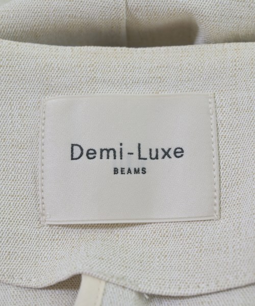Demi-Luxe BEAMS（デミルクスビームス）ノーカラージャケット ベージュ サイズ:36(S位) レディース/2200705181013