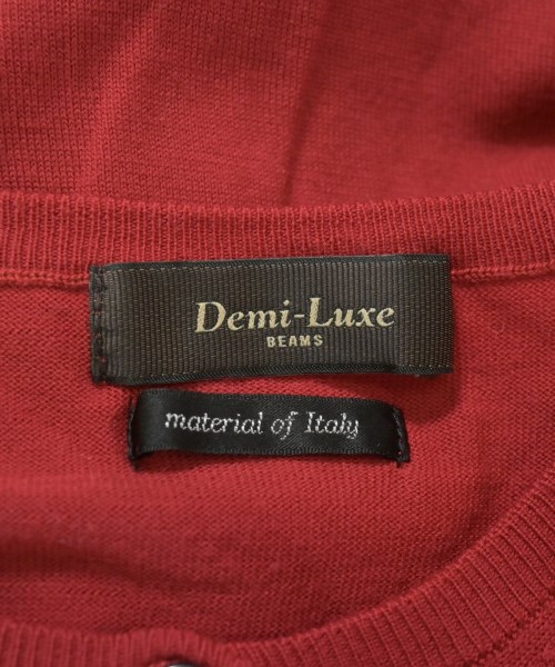 Demi-Luxe BEAMS（デミルクスビームス）カーディガン 赤 サイズ:-(M位) レディース/2200710101150