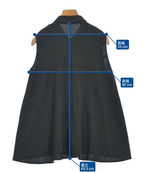 Demi-Luxe BEAMS（デミルクスビームス）ブラウス 黒 サイズ:36(S位) レディース/2200662631033