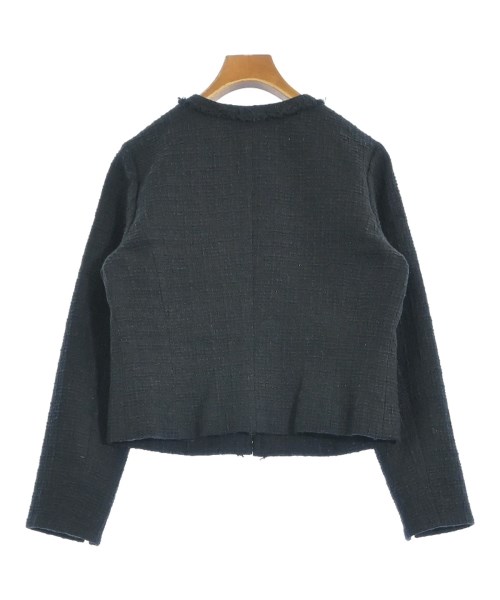 Demi-Luxe BEAMS（デミルクスビームス）ノーカラージャケット 紺 サイズ:38(M位) レディース/2200663588053