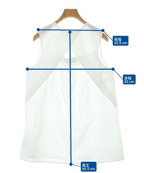 Demi-Luxe BEAMS（デミルクスビームス）ノースリーブ 白 サイズ:F レディース/2200668407090