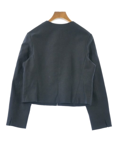 Demi-Luxe BEAMS（デミルクスビームス）ノーカラージャケット 紺 サイズ:38(M位) レディース/2200662642060