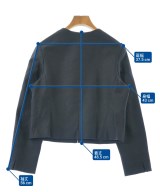 Demi-Luxe BEAMS（デミルクスビームス）ノーカラージャケット 紺 サイズ:38(M位) レディース/2200662642060