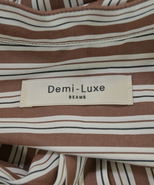 Demi-Luxe BEAMS（デミルクスビームス）カジュアルシャツ 茶 サイズ:38(M位) レディース/2200666464040