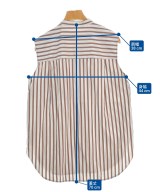 Demi-Luxe BEAMS（デミルクスビームス）カジュアルシャツ 茶 サイズ:38(M位) レディース/2200666464040