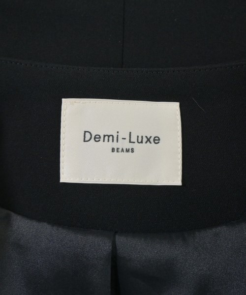 Demi-Luxe BEAMS（デミルクスビームス）ノーカラージャケット 黒 サイズ:36(S位) レディース/2200667681064