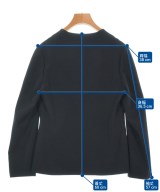 Demi-Luxe BEAMS（デミルクスビームス）ノーカラージャケット 黒 サイズ:36(S位) レディース/2200667681064