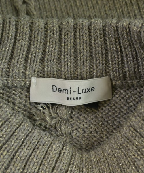 Demi-Luxe BEAMS（デミルクスビームス）ニット・セーター グレー サイズ:F レディース/2200669880021