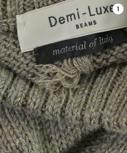 Demi-Luxe BEAMS（デミルクスビームス）ニット・セーター グレー サイズ:F レディース/2200669880021