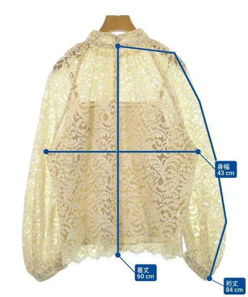 Demi-Luxe BEAMS（デミルクスビームス）ブラウス ベージュ サイズ:38(M位) レディース/2200662513070