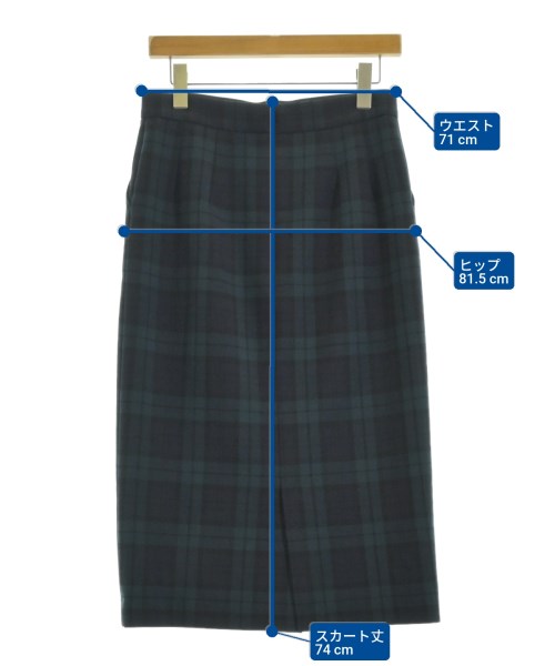 Demi-Luxe BEAMS（デミルクスビームス）ロング・マキシ丈スカート 紺 サイズ:40(M位) レディース/2200669003079