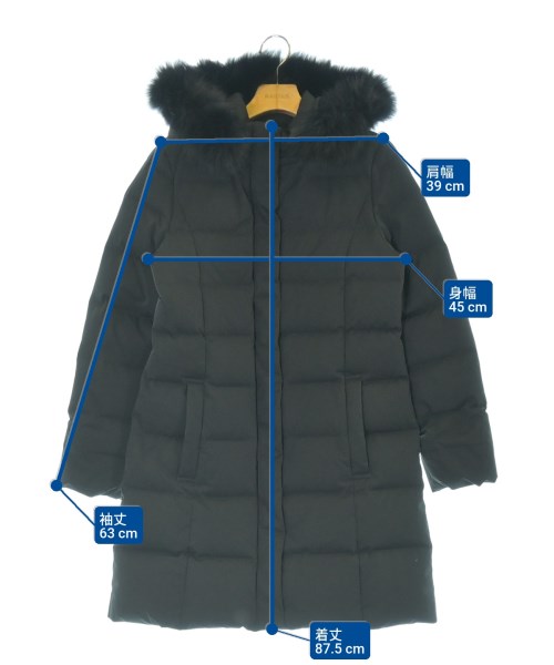 Demi-Luxe BEAMS（デミルクスビームス）ダウンコート 黒 サイズ:40(M位) レディース/2200670623020