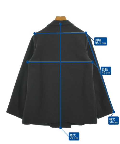 Demi-Luxe BEAMS（デミルクスビームス）カジュアルジャケット 黒 サイズ:38(M位) レディース/2200672017018