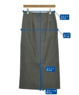 Demi-Luxe BEAMS（デミルクスビームス）ロング・マキシ丈スカート グレー サイズ:38(M位) レディース/2200729220057