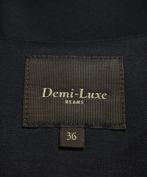 Demi-Luxe BEAMS（デミルクスビームス）ノーカラージャケット 黒 サイズ:36(S位) レディース/2200713155075