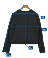 Demi-Luxe BEAMS（デミルクスビームス）ノーカラージャケット 黒 サイズ:36(S位) レディース/2200713155075
