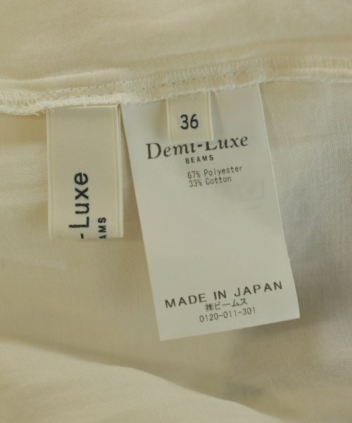 Demi-Luxe BEAMS（デミルクスビームス）ブラウス 白 サイズ:36(S位) レディース/2200719763083