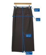 Demi-Luxe BEAMS（デミルクスビームス）ロング・マキシ丈スカート 茶 サイズ:36(S位) レディース/2200720846034