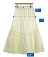 Demi-Luxe BEAMS（デミルクスビームス）ロング・マキシ丈スカート 白 サイズ:38(M位) レディース/2200680189059
