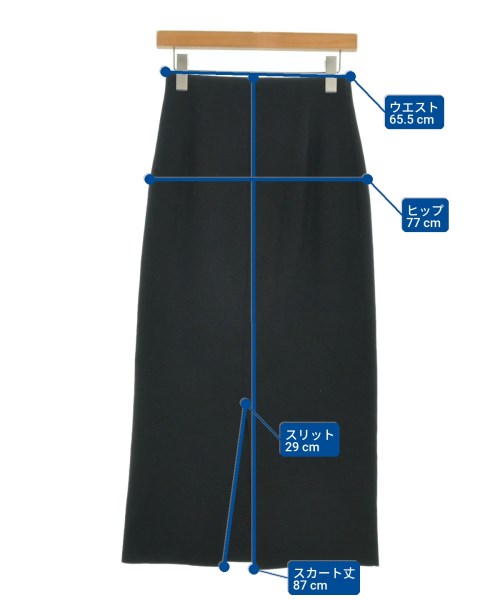 Demi-Luxe BEAMS（デミルクスビームス）ロング・マキシ丈スカート 黒 サイズ:36(S位) レディース/2200681388499