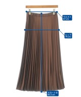 Demi-Luxe BEAMS（デミルクスビームス）ロング・マキシ丈スカート 茶 サイズ:38(M位) レディース/2200681388505