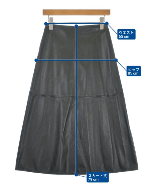 Demi-Luxe BEAMS（デミルクスビームス）ロング・マキシ丈スカート 黒 サイズ:36(S位) レディース/2200685509067