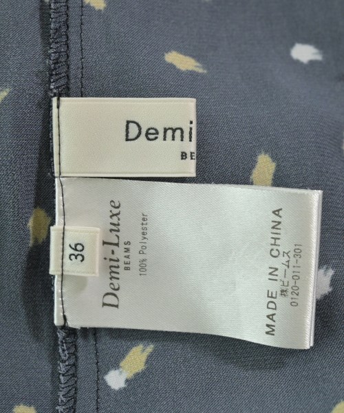 Demi-Luxe BEAMS（デミルクスビームス）カジュアルシャツ 紺 サイズ:36(S位) レディース/2200688230074