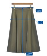 Demi-Luxe BEAMS（デミルクスビームス）ロング・マキシ丈スカート カーキ サイズ:38(M位) レディース/2200686402046