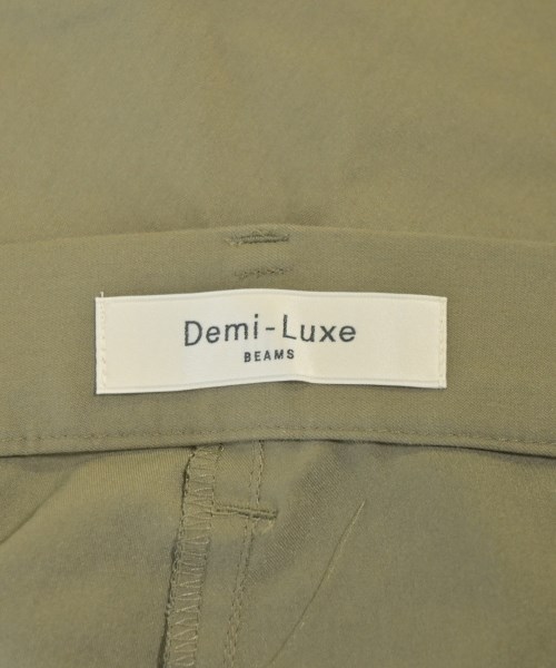 Demi-Luxe BEAMS（デミルクスビームス）スラックス カーキ サイズ:36(S位) レディース/2200691481036