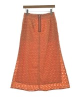Demi-Luxe BEAMS（デミルクスビームス）ロング・マキシ丈スカート オレンジ サイズ:38(M位) レディース/2200691628837