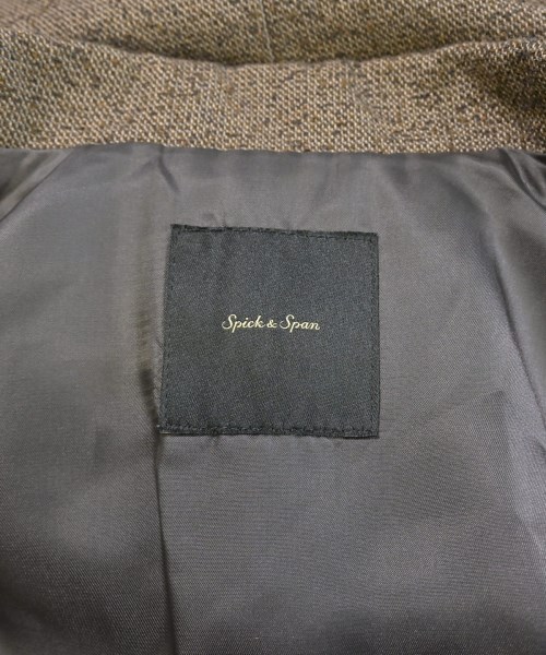 Spick and Span accessoires（スピックアンドスパンアクセソワース）テーラードジャケット 茶 サイズ:38(M位) レディース/2200684262031