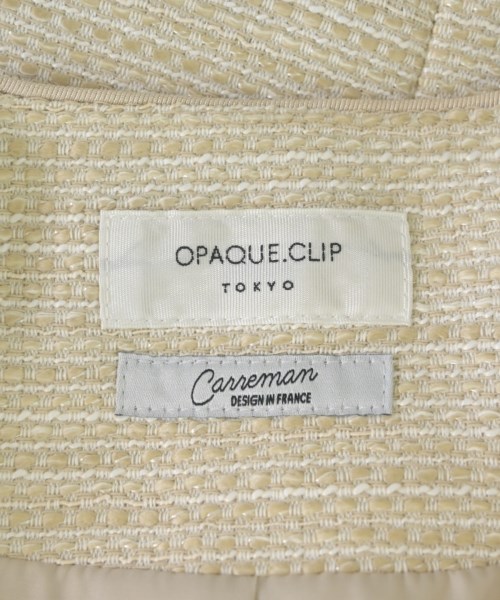 OPAQUE.CLIP（オペークドットクリップ）ノーカラージャケット ベージュ サイズ:38(M位) レディース/2200630465035