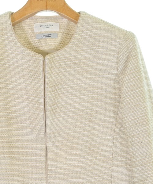 OPAQUE.CLIP（オペークドットクリップ）ノーカラージャケット ベージュ サイズ:38(M位) レディース/2200630465035