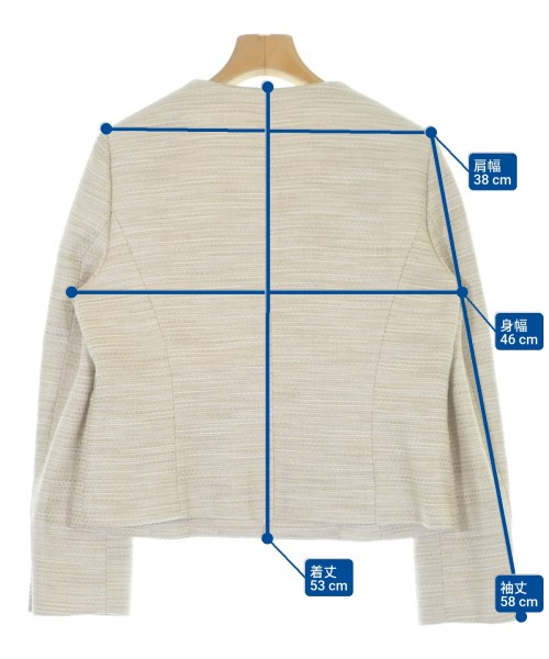 OPAQUE.CLIP（オペークドットクリップ）ノーカラージャケット ベージュ サイズ:38(M位) レディース/2200630465035