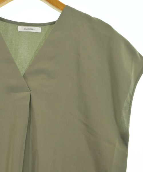 OPAQUE.CLIP（オペークドットクリップ）ブラウス カーキ サイズ:36/S レディース/2200632612109