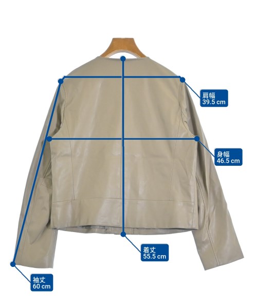 OPAQUE.CLIP（オペークドットクリップ）ライダース ベージュ サイズ:40(L位) レディース/2200623625088