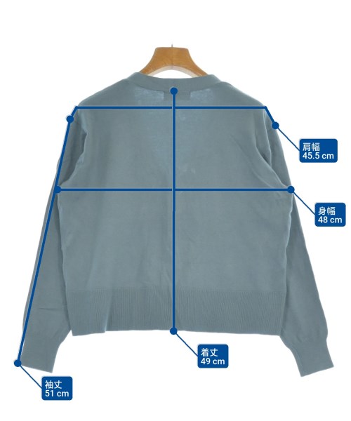 OPAQUE.CLIP（オペークドットクリップ）カーディガン 青 サイズ:36(S位) レディース/2200622914060