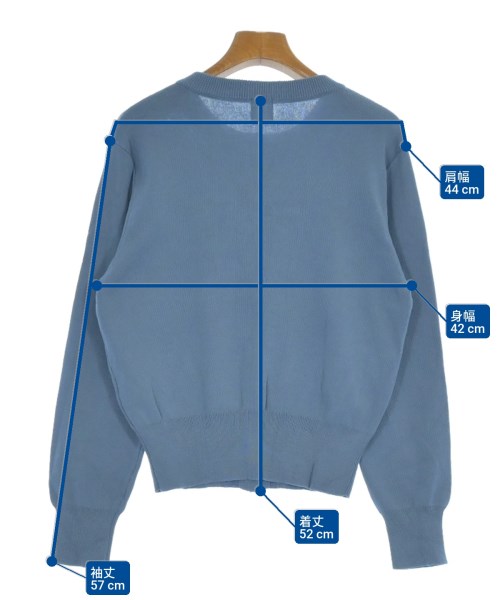 OPAQUE.CLIP（オペークドットクリップ）カーディガン 青 サイズ:36(S位) レディース/2200622914152