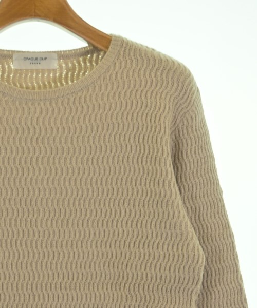OPAQUE.CLIP（オペークドットクリップ）ニット・セーター ベージュ サイズ:L レディース/2200622248028
