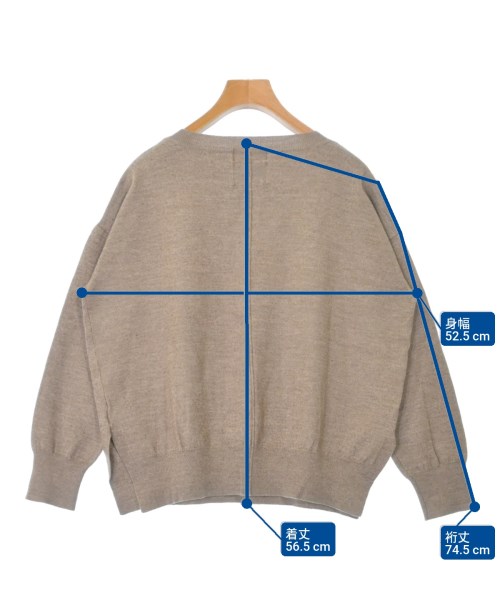 OPAQUE.CLIP（オペークドットクリップ）ニット・セーター ベージュ サイズ:M レディース/2200622581019