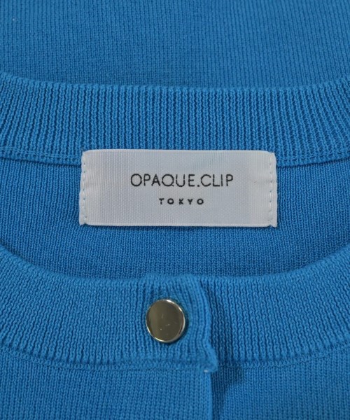OPAQUE.CLIP（オペークドットクリップ）カーディガン 青 サイズ:38(M位) レディース/2200638998054