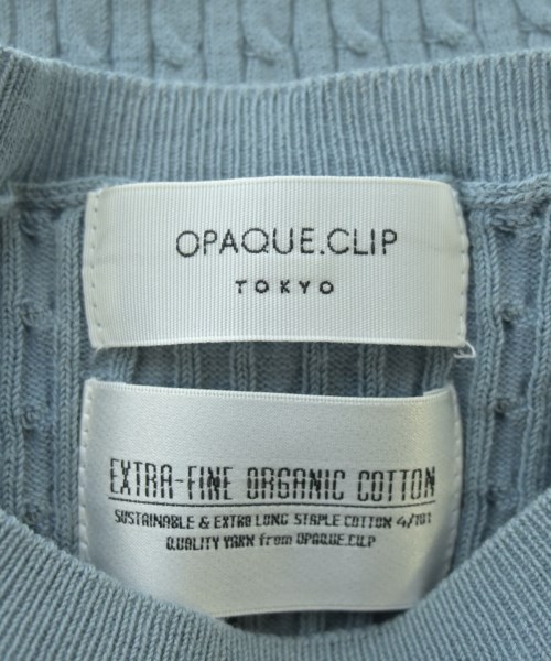OPAQUE.CLIP（オペークドットクリップ）ニット・セーター 青 サイズ:36(S位) レディース/2200618973019